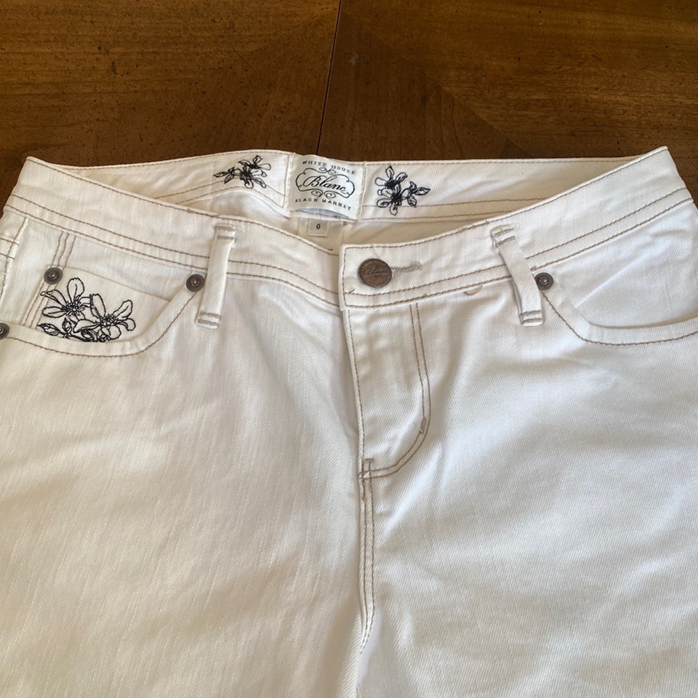 WHBM Jean capris size 0